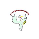 Sticker autocollant – en allemand Der frühe Vogel kann mich mal fun humour plaisir tard compatible avec VW Golf Polo GTI MBW 3 Mercedes Audi Opel 7 x 6 cm # a1154