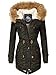 Produktbild Navahoo Damen Wintermantel Warmer Parka lang mit Kapuze La Viva Green Gr. XXL