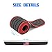 Car Rear Bumper Protector Guard, American Flag Anti-Scratch Door Entry Sill Guard, Non-Slip Rubber Vehicle Trim Cover Protection Strip, Car Accessories for Most Cars (Red Edge/Red Flag/40.9