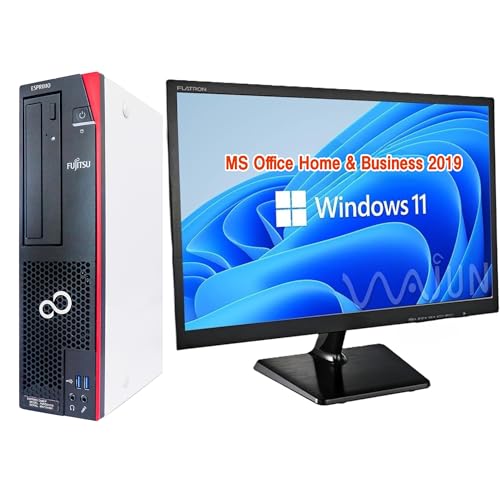 Amazon.co.jp: 【整備済み品】富士通 デスクトップPC D587/24型液晶