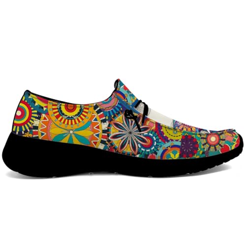 Mandala Loafers for Men Women Slip-on Shoes Funny Animal Gifts for Her Him4
