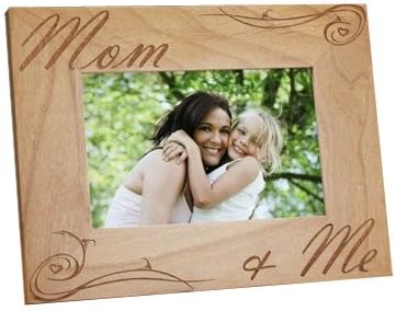 GiftsForYouNow Mom and Me Personalized Picture Frame, 4" by 6"