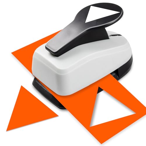 Triangle Hole Punch 1.97 inch Triangle Shaped Punch for Crafts Scrapbooking