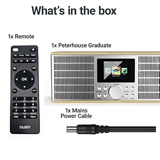 Majority Peterhouse Graduate Radio Internet WiFi avec Spotify Connect en Streaming, Bluetooth, contrôle à Distance, Port… - Les Beatles, Paul McCartney, John Lennon, RIngo Starr, George Harrison Majority Peterhouse Graduate Radio Internet WiFi avec Spotify Connect en Streaming, Bluetooth, contrôle à Distance, Port… – Image 4