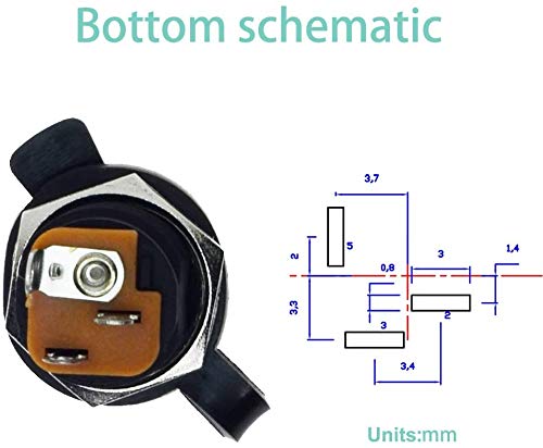 1520 01 Connettore Jack, 3.5 Mm, Femmina, Nero, Montaggio Su Cavo RS - Foto 4