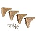 Dophee 16Pcs Antique Brass Jewelry Box Corner Case Chest Corner Protector Guard Edge Cover