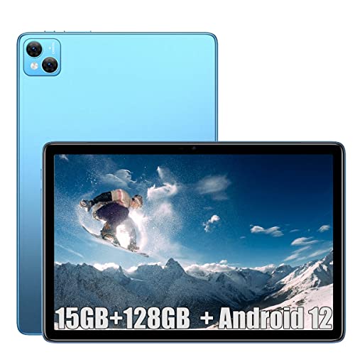 DOOGEE T10 Tablet (2023), 15GB RAM + 128GB ROM (TF 1TB) Octa-Core, Akku 8300mAh, 10.1 Pollici, Dual 4G LTE/SIM, Kamera 13MP + 8MP, Android 12, GPS Gesichts-ID OTG Blue