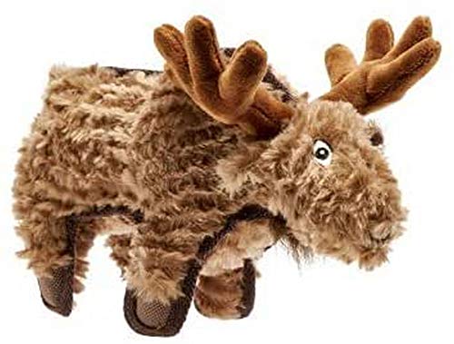 Plüsch Hundespielzeug Elch - Quietschend, Beißfest & Sicher