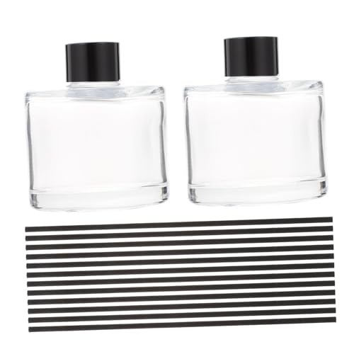 Botellas difusoras de vidrio con varillas negras Homoyoyo miniatura 1