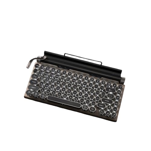 Nihig �L�[�{�[�h ���J�j�J�� �o�b�N���C�g �^�C�v���C�^�[�� ���� ����p �ی^�L�[�L���b�v�� �l�ԍH�w�f�U�C�� 83�L�[ �Q�[�~���O�ƃI�t�B�X�Ɖƒ�p (�؂̐F)