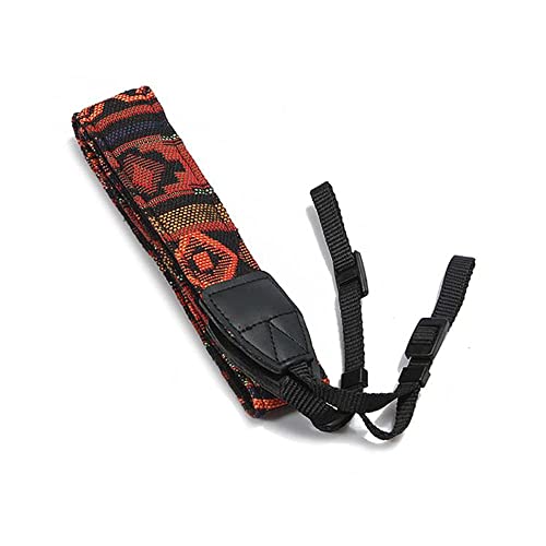 zalati Sangle d'appareil photo universelle en coton style vintage pour la plupart des appareils photo, multicolore, taille unique