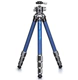 Leofoto - Poseidon - Treppiede in carbonio con testa a sfera - Resistente alla corrosione - Ideale per l'uso in condizioni di bagnato - LP-324C+LH-40