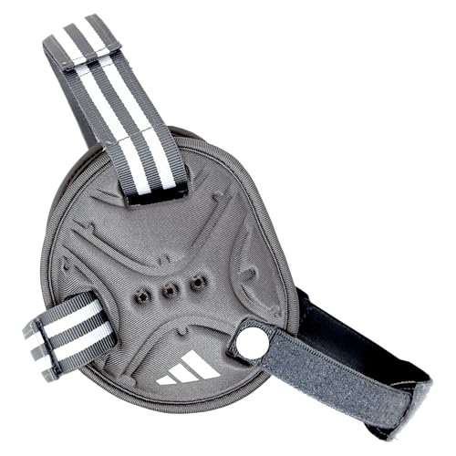 Adidas Youth Wizard Wrestling Ear Guard, Grey/White