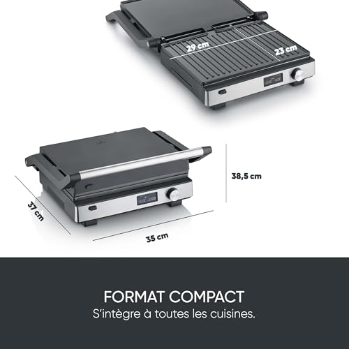 SEVERIN Gril de contact SEVINI FLEX KG 2380 - vue 8