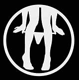 Panty Dropper Badge V1 Decal Vinyl Sticker|Cars Trucks Walls Laptop Funny|WHITE|5.5 In|KCD383