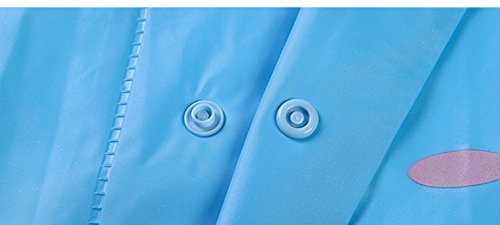 Children's Kids Teens Jacket Rain Poncho Raincoat Hooded School Bag Cover Rainwear3