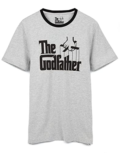 The Godfather Mens Pajamas Crime Family Movie Logo T-Shirt Trousers Pjs3