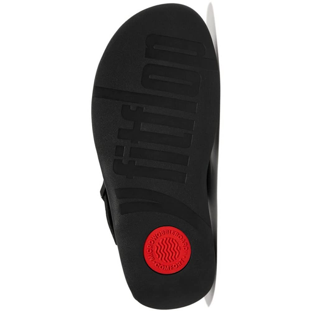 Fitflop Homme Trakk II Mens Buckle Leather Toe-Post Sandals Tongues