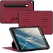 ZUGU CASE - iPad 10.2 Case - Very Protective But Thin + Convenient Magnetic Stand + Sleep/Wake Cover (Red)