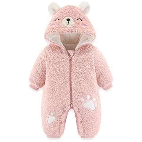 SEAUR Baby Winter Snowsuit with Cute Hood Cover