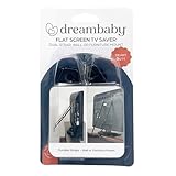 Dreambaby Flat Screen TV Saver Child Safety Straps - Anti-Tip Furniture Security Anchors - Adjustable Strap - Black - Model L860