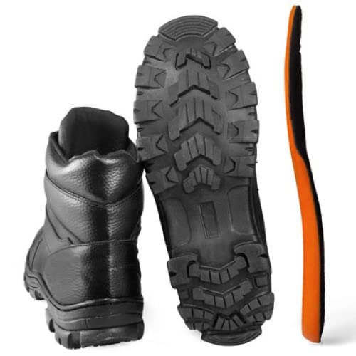 Bota Coturno Adventure Couro Masculino Motoqueiro Motociclista Sola Borracha Protetor Marcha Cor:Pre