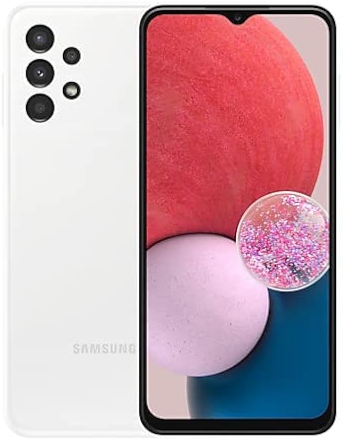 Samsung Galaxy A13 (SM-A135M/DS) Dual SIM,32 GB 3GB RAM, Factory Unlocked GSM, International Version - No Warranty - (White)