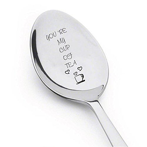 Boston Creative Company You're My Cup of Tea Spoon - Spoon For Hot Tea - Flatware for Dining & Entertaining