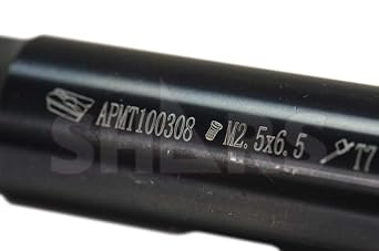 SHARS 3/4 90 Degree Coolant Thru Indexable End Mill APKT Insert 404-2491 P[
