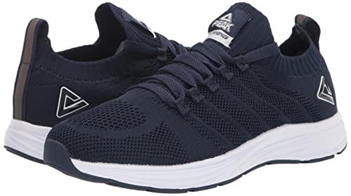 Peak Mens Lightweight Walking Shoes Comfortable Slip On Sports Sneakers For Tennis, Gym, Running, Casual Workout Blue #TOP6