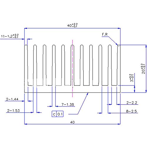 Dissipatore In Alluminio Uxcell 90x90x15mm, Radiatore Per Componenti Elettronici