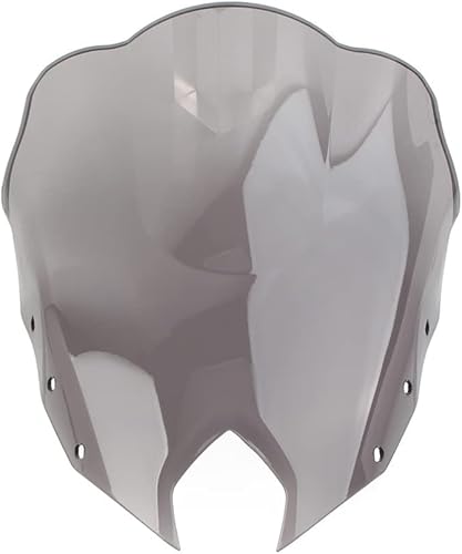 GZYF Parabrisas de motocicleta Deflector de viento ABS plástico 1 unidad para Yamaha FZ-6R 2009 2010 2011 2012 2013 2014 2015, gris