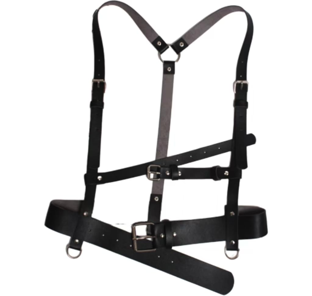 Punk Harness Belt Gothic Leather Body Harness for Women