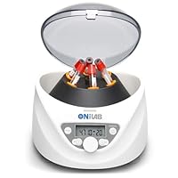 ONiLAB Labor PRP Tischzentrifuge 6x15mL/10mL/7ml/1.5-5ml, 300-5000rpm (Max. 2600xg RCF), LCD Digital Desktop Lab Zentrifuge Timer 30sec-99min, zwei Schnellstartprogramme