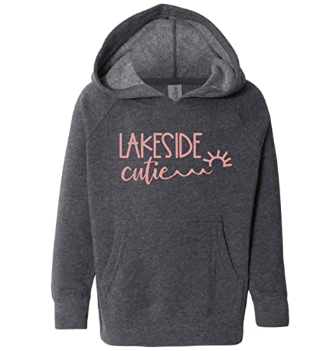 Girls Boys Lake Hoodie Lakeside Cutie Toddler Youth Shirt Lake Life Bum Sweatshirt Kid Child Gift Soft Navy Blue Mint Turquoise Rose Gold3