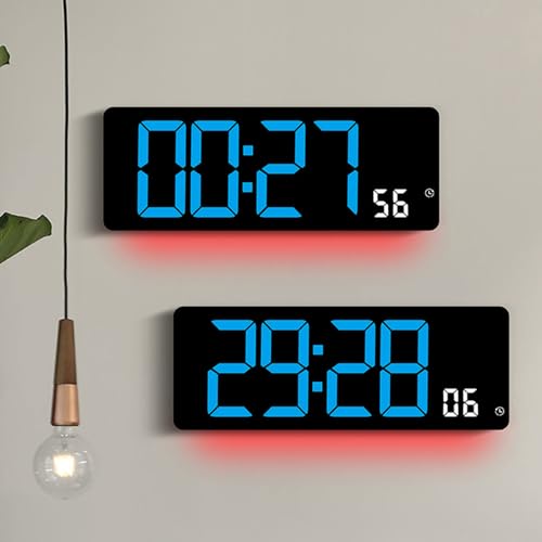 Horloge numérique LED avec télécommande et minuterie de précision