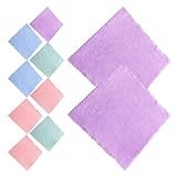 PATKAW Gesichtsreinigungstücher Mikrofaser 10 Stück 25X25cm Korallenfleece Sanfte Waschlappen für...