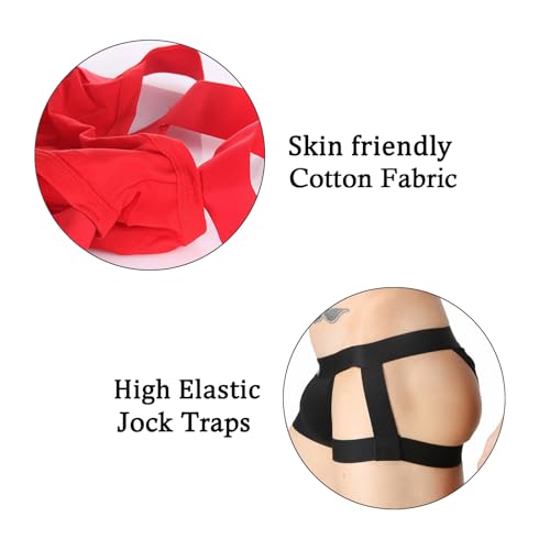 Jock Straps for Men Hollow Out Boxer Briefs Gym Athletic Supporters Cotton Panties Jockstraps Underwear4