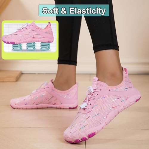 Image of Hike Barefoot Shoes Women Men Pro Water Footwear Wide Toe Box Non-Slip Unisex Athletic Outdoor Running Shoes