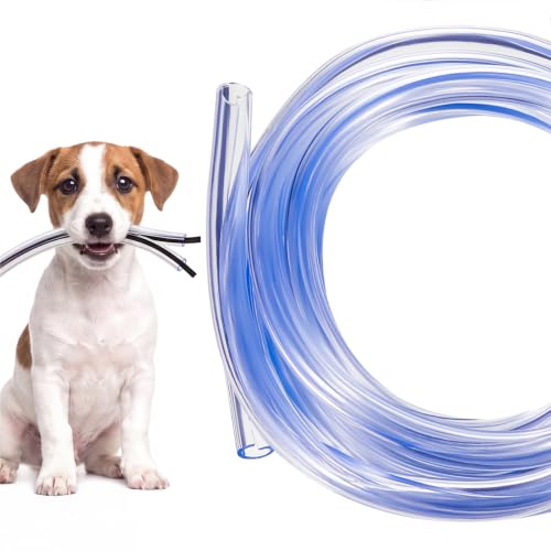 Pangda 10 ft Cord Protector for Dogs and Cats, 2 mm Thick 1/2 Inch, Clear