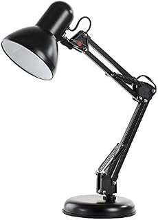 INNOTECK Swing Arm Desk Architect Lamp, Metal [Energy Class D]  Black