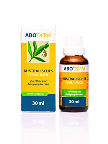 100 Prozent Reines Australisches Teebaumöl 60 ml (2x 30 ml) zur Haut-Pflege Reinigung, gegen Pickel, Schuppen und Mitesser