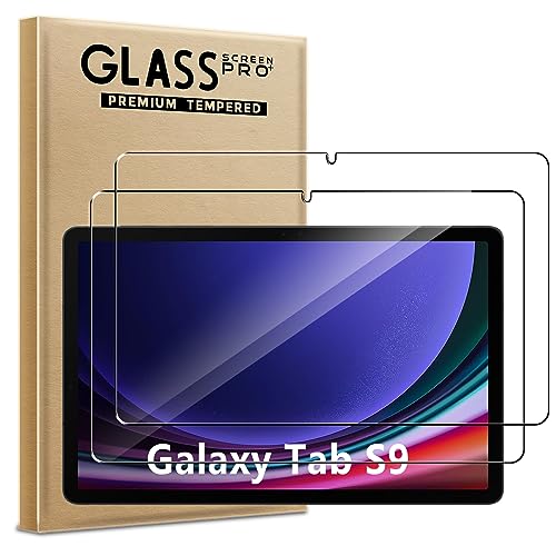 WFTE [2-Pack Protector de Pantalla para Samsung Galaxy Tab S11 Lite/ S10/S10 FE/S9 11 Zoll,9H Dureza,huellas dactilares libre,Sin Burbujas,Cristal Templado Protector de Pantalla...