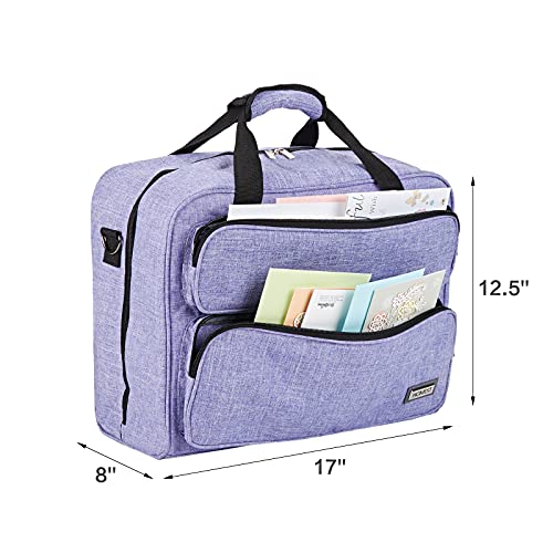 Homest Sewing Machine Carrying Case, Universal Tote Bag With Shoulder Strap Compatible With Most Standard Singer, Brother, Janome, Purple (Patent Design) #TOP4