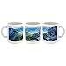 Produktbild Unified Distribution Ziege auf dem Berg Pilatus - Tasse mit Motiv Bedruckt, 300ml C-Henkel. Tolles Geschenk für Büro, Küche, Geburtstag, Lieblingstasse zum Frühstück
