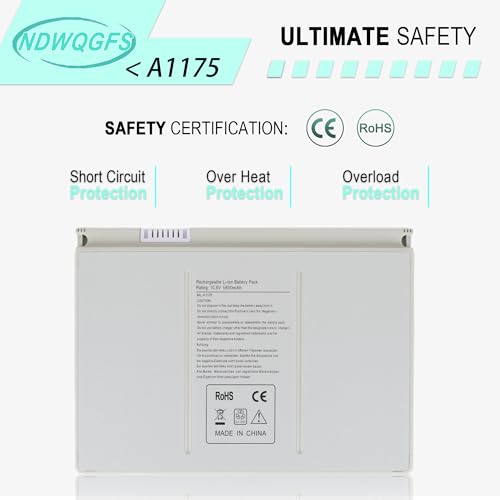 Image of A1175 Laptop Battery for Apple MacBook Pro 15 inch inch A1260 A1150 A1211 A1226 for 2006 2007 2008 Version MA348 MA348 /A MA348G /A MA348J /A Laptop Notebook-Li-ion a1175 battery11