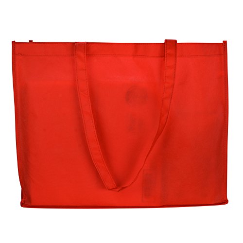 Bolsa tote reutilizable extra grande de 20 pulgadas de DALIX, ecológica y fabricada con materiales reciclados miniatura 2
