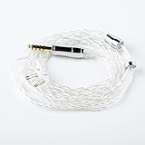 keephifi Upgrade Earphone Cable-KBEAR Limpid 4N 4 Core HiFi in Ear Monitor Detachable Cable High Purity Silver Headphone Cable, for KS2, Lark, KS1, Melody, TFZ Series (TFZ, 4.4MM)