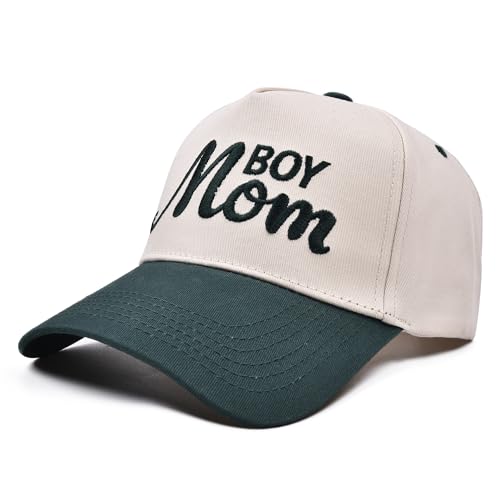 Image of Mommin Trucker Hat,Vintage Two-Tone Women's Baseball Cap with Mama Hat Mothers Day Great Gifts for Mom Wife Stepmom