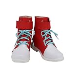 Yuanplate Ghiaccio Cosplay Shoes Boots Christmas Men Party Adult Leather Shoes Short Boots (Female US 8.5/EU40)